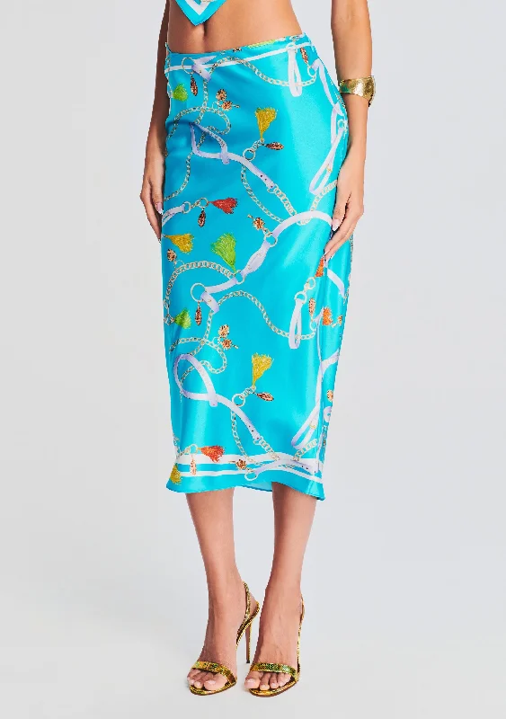 Corduroy skirts for winter Penina Silk Midi Skirt